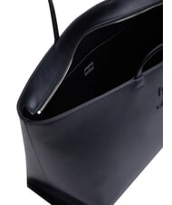 TOMMY HILFIGER TJW MUST Geantă de umăr XL, cu logo &icirc;n relief negru - Genți femei - 4