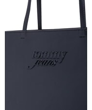 TOMMY HILFIGER TJW MUST Geantă de umăr XL, cu logo &icirc;n relief negru - Genți femei - 5