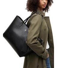 TOMMY HILFIGER TH ICON Geantă de umăr negru - Genți femei - 2