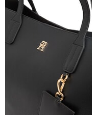 TOMMY HILFIGER TH ICON Geantă de umăr negru - Genți femei - 5