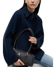 TOMMY HILFIGER TH GRACE Geantă de umăr, granulată negru - Genți femei - 2