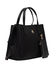 TOMMY HILFIGER TH ICON Geantă de m&acirc;nă, cu curea de umăr negru - Genți femei - 3