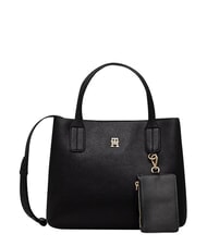 TOMMY HILFIGER TH ICON Geantă de m&acirc;nă, cu curea de umăr negru - Genți femei - 6