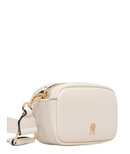 TOMMY HILFIGER TH LOGOTAPE Geantă de umăr cremă moale - Genți femei - 3