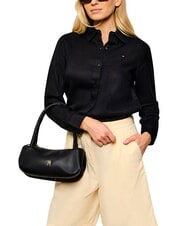 TOMMY HILFIGER TH LOGOTAPE Geantă de umăr negru - Genți femei - 2