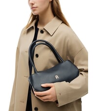 TOMMY HILFIGER TH LOGOTAPE Geantă de umăr space blue corp - Genți femei - 2