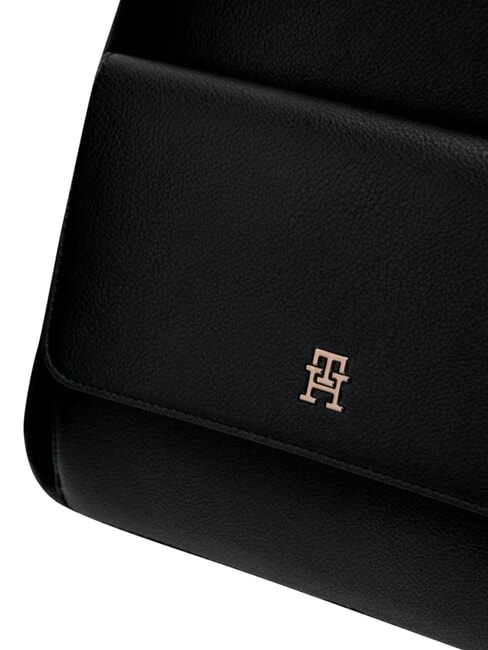 TH ICON Rucsac cu buzunar frontal negru - Genți femei