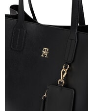 TOMMY HILFIGER TH ICON Geantă de m&acirc;nă negru - Genți femei - 5