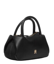TOMMY HILFIGER TH LOGOTAPE Geantă de m&acirc;nă cu curea de umăr negru - Genți femei - 2