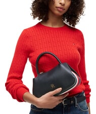 TOMMY HILFIGER TH LOGOTAPE Geantă de m&acirc;nă cu curea de umăr space blue corp - Genți femei - 2