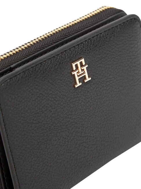 TH ICON Portofel mediu, cu fermoar negru - Portofele femei