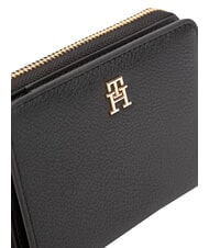 TOMMY HILFIGER TH ICON Portofel mediu, cu fermoar negru - Portofele femei - 4