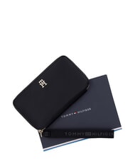 TOMMY HILFIGER TH LOGOTAPE Portofel cu fermoar negru - Portofele femei - 4