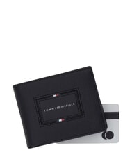 TOMMY HILFIGER TH FOUNDATION Suport card de credit din piele negru - Portofele bărbați - 4