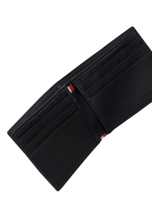 TH FOUNDATION Suport card de credit din piele negru - Portofele bărbați