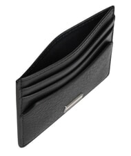 TOMMY HILFIGER TH CENTRAL Suport card de credit din piele negru - Portofele bărbați - 3