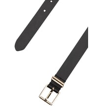TOMMY HILFIGER TH SQUARE Curea de piele negru - Curele - 4