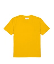 BIKKEMBERGS BASIC Tricou cu m&acirc;necă scurtă și guler rotund galben - tricou - 3