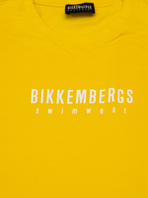 ICONIC Tricou din bumbac, cu m&acirc;necă scurtă galben - tricou