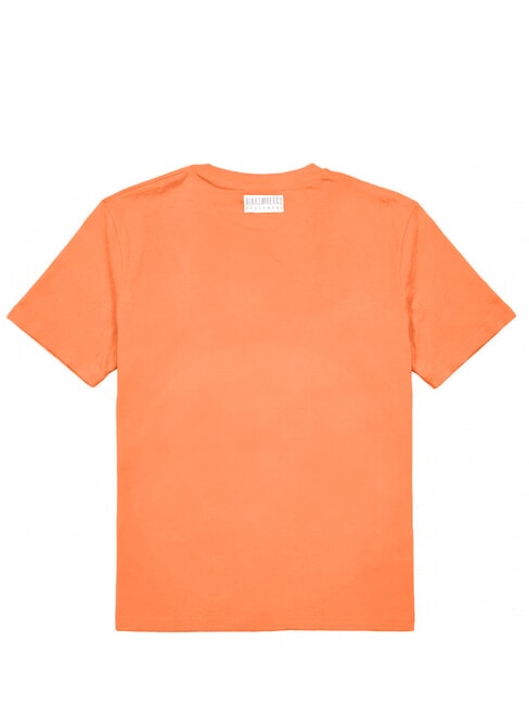 ICONIC Tricou din bumbac, cu m&acirc;necă scurtă somon - tricou
