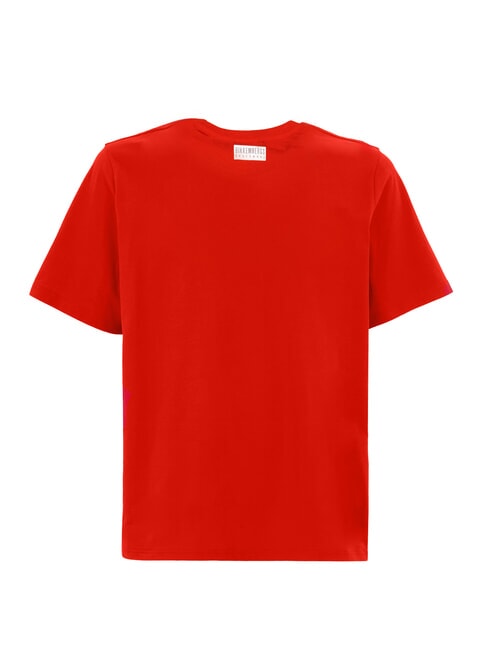ICONIC Tricou din bumbac, cu m&acirc;necă scurtă roşu - tricou