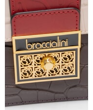 BRACCIALINI ALICIA Poșetă de m&acirc;nă multicolor/prună - Genți femei - 4
