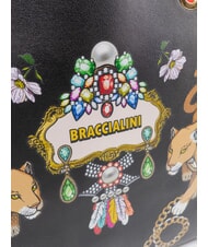 BRACCIALINI BRITNEY Geantă de umăr negru - Genți femei - 4