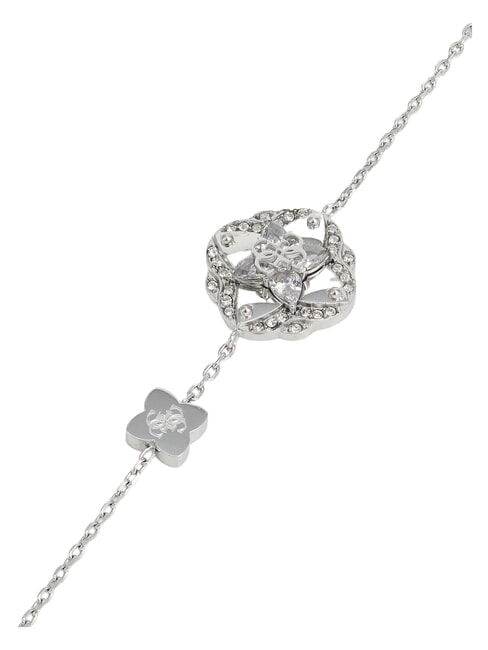 WILD FLOWER Brățară din oțel lustruit SILVER - Brățări