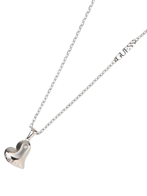 FLUID HEARTS Colier din oțel SILVER - Lănțișoare