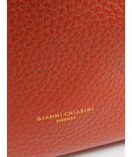 GIANNI CHIARINI MARISOL Geanta de cumparaturi din piele roșu cărămiziu - Genți femei - 3