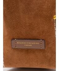 GIANNI CHIARINI PENELOPE Geantă de umăr mini coniac - Genți femei - 3