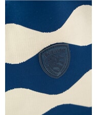 BLAUER KNITTED Geantă de m&acirc;nă cu curea de umăr crem/bleumarin - Genți femei - 3