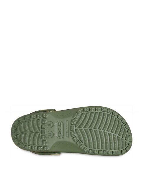 CLASSIC Saboți unisex verde armată multicolor - Pantofi unisex
