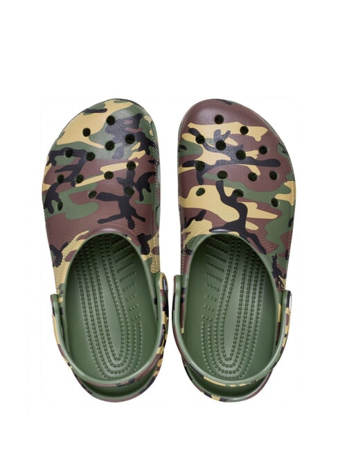 CLASSIC Saboți unisex verde armată multicolor - Pantofi unisex