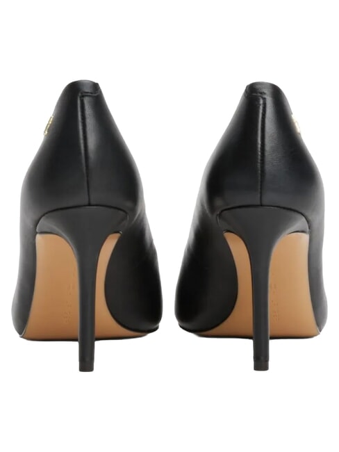 TH  Pantofi cu toc &icirc;nalt de 9 cm din piele negru - Pantofi femei