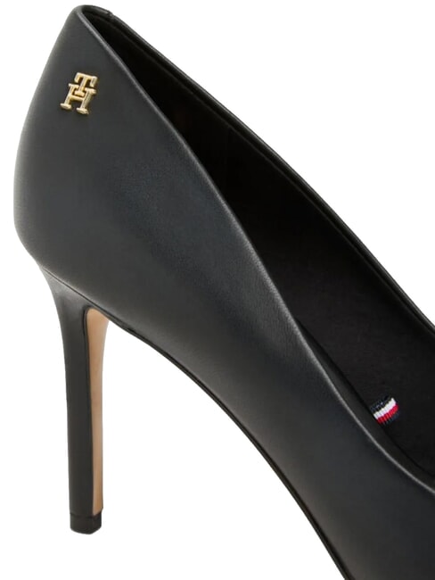 TH  Pantofi cu toc &icirc;nalt de 9 cm din piele negru - Pantofi femei