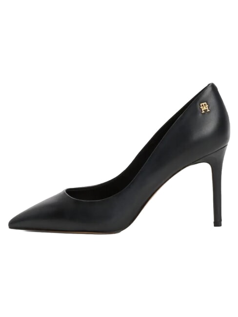 TH  Pantofi cu toc &icirc;nalt de 9 cm din piele negru - Pantofi femei