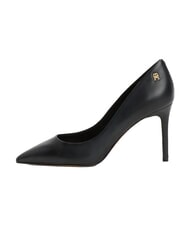 TOMMY HILFIGER TH  Pantofi cu toc &icirc;nalt de 9 cm din piele negru - Pantofi femei - 6