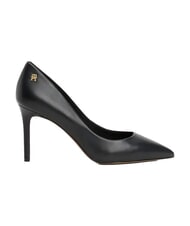 TOMMY HILFIGER TH  Pantofi cu toc &icirc;nalt de 9 cm din piele negru - Pantofi femei - 8