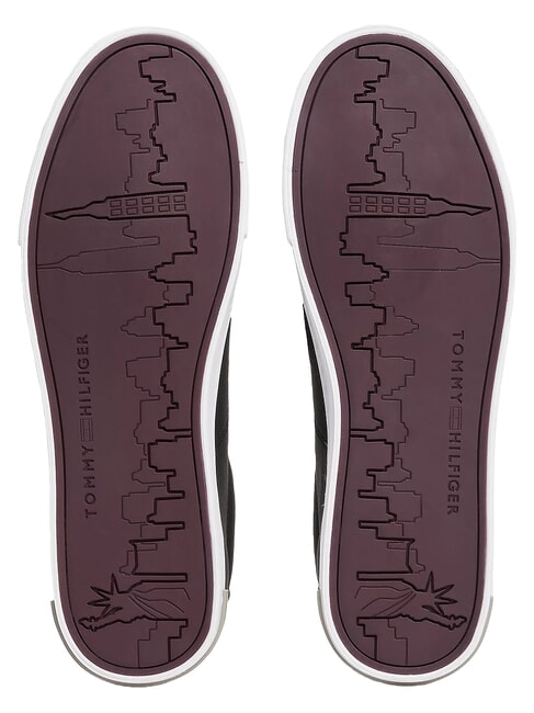 ESSENTIAL LEATHER Adidași din piele negru - Pantofi bărbați