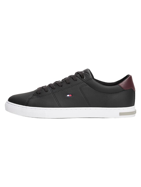 ESSENTIAL LEATHER Adidași din piele negru - Pantofi bărbați