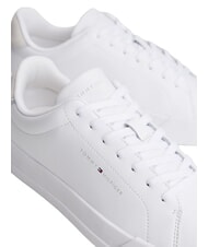 TOMMY HILFIGER TH Adidași din piele alb - Pantofi bărbați - 7
