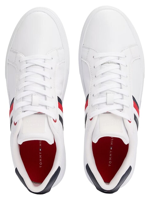 ESSENTIAL LEATHER Adidași din piele alb - Pantofi bărbați