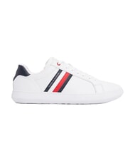 TOMMY HILFIGER ESSENTIAL LEATHER Adidași din piele alb - Pantofi bărbați - 8