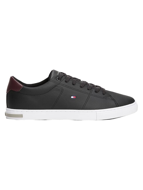 ESSENTIAL LEATHER Adidași din piele negru - Pantofi bărbați