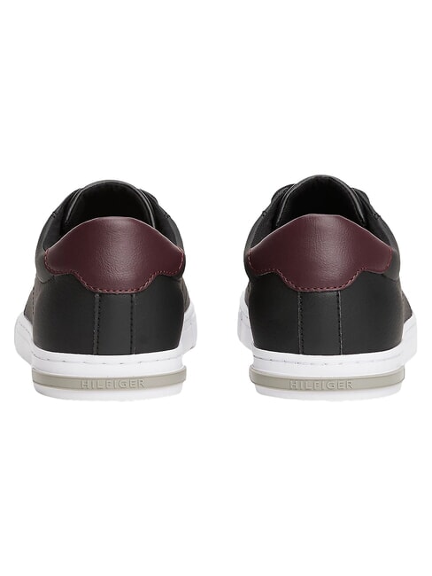 ESSENTIAL LEATHER Adidași din piele negru - Pantofi bărbați