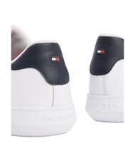 TOMMY HILFIGER ESSENTIAL LEATHER Adidași din piele alb - Pantofi bărbați - 5