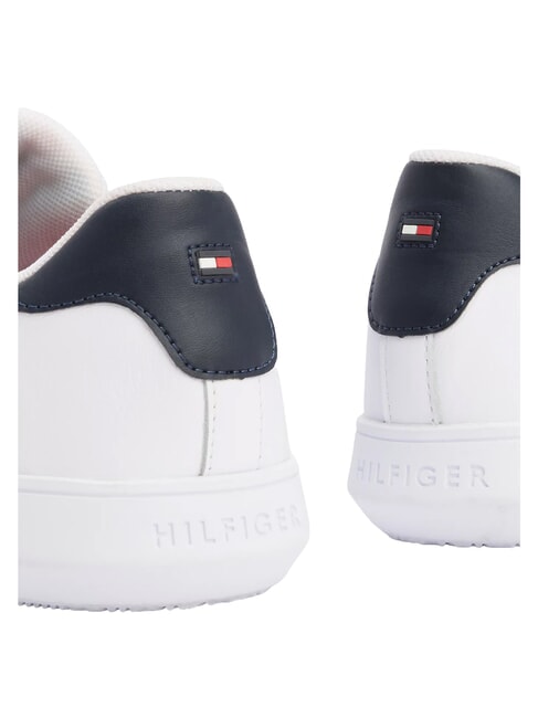 ESSENTIAL LEATHER Adidași din piele alb - Pantofi bărbați