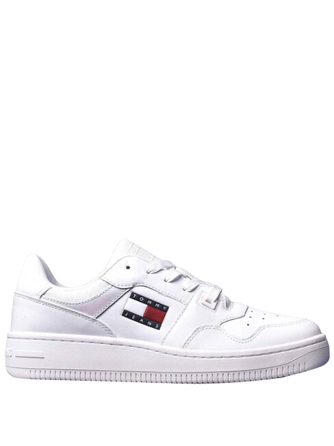 TOMMY JEANS Adidași din piele alb - Pantofi bărbați
