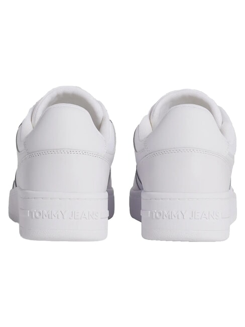 TOMMY JEANS Adidași din piele alb - Pantofi bărbați